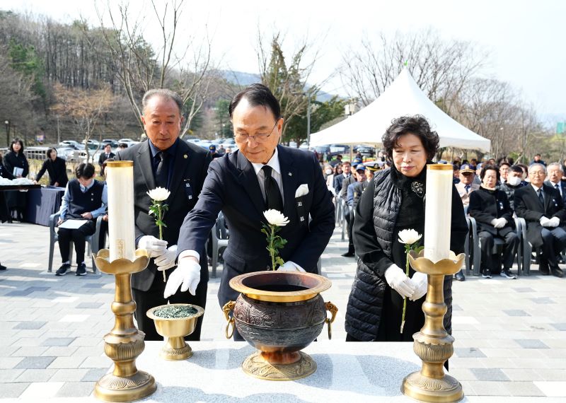 천안함 46용사 15주기 추모식 천안보훈공원서 거행