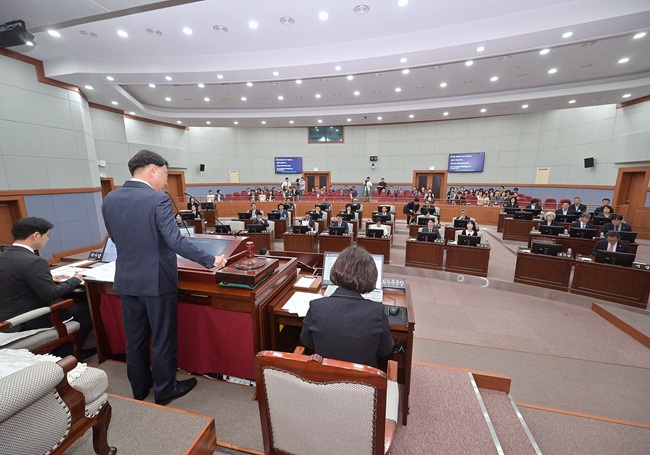 제322회 강릉시의회(임시회), 13일 개회