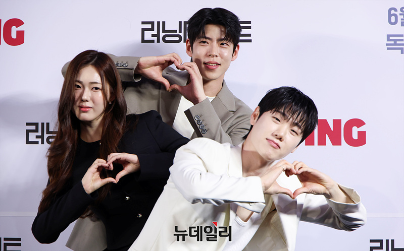 [영상] 러닝메이트 최우성-이봉준-김지우 '완벽한 팀워크'