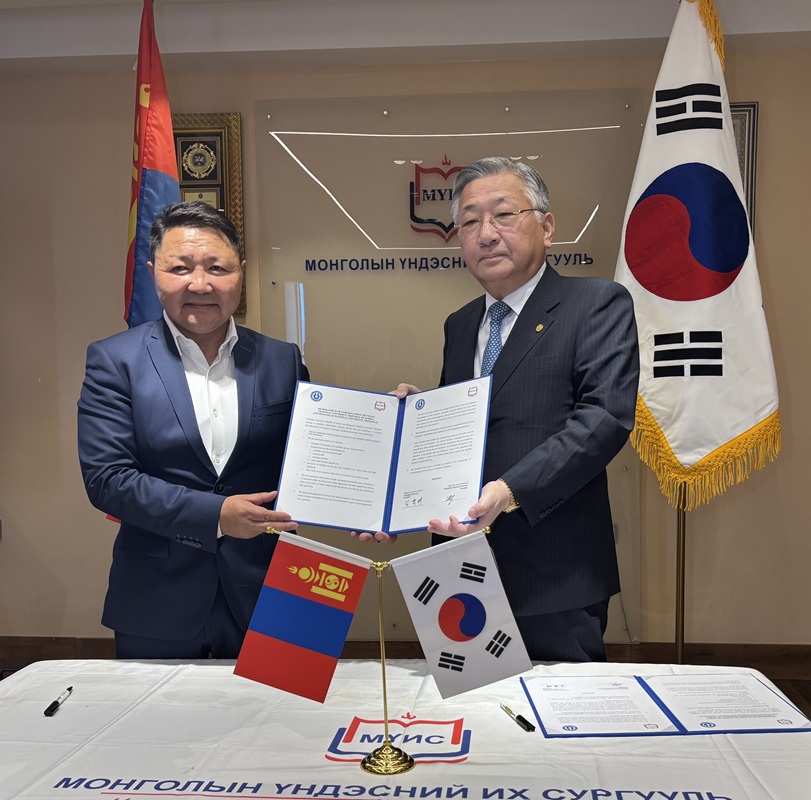 청주대, ‘몽골 유학생 유치 · 교류 확대’ 박차