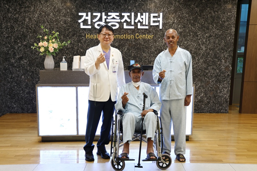 계명대 동산의료원, 에티오피아 강뉴부대 참전 용사 무료 건강검진 실시