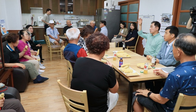 정장선 평택시장, 폭염 대응 현장 점검 