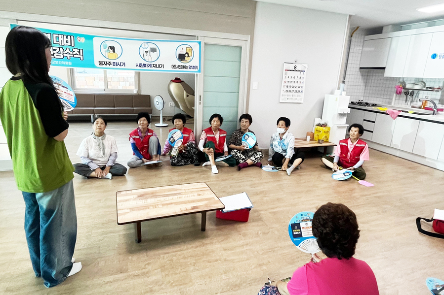 청송군, 폭염 취약계층 집중 관리 진행 