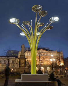 ▲ 영국의 디자이너 로스 러브 그로브가 디자인한 태양광 발전 가로등