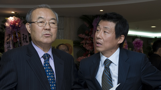 ▲ 박범진 전 의원, 이진광 전 조선일보 논설의원