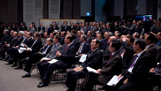 ▲ 이날 각계 인사 500여명이 행사장을 찾았다.