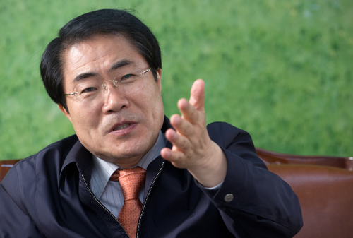 ▲ 장태평 농림수산식품부 장관은 24일 뉴데일리와의 인터뷰에서 