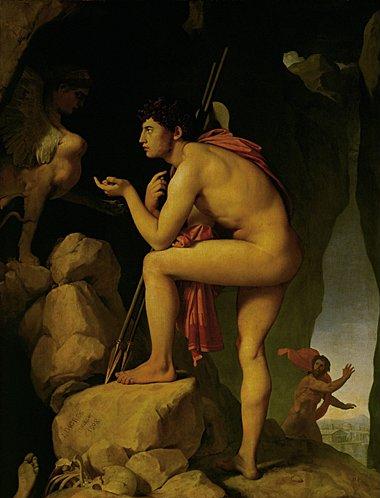 ▲ 스핑크스의 수수께끼를 푸는 외디푸스 ⓒ 뉴데일리