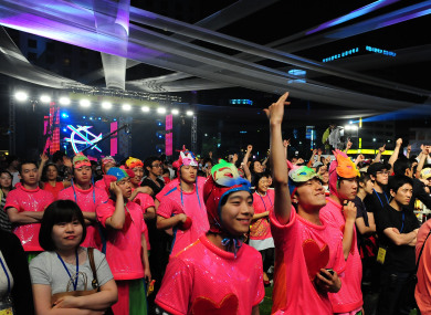 ▲ 하이서울페스티벌 2009 폐막식에 참석한 시민들.   ⓒ 뉴데일리