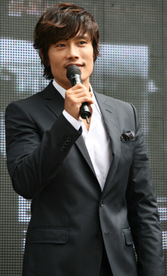 ▲ 12일 드라마 '아이리스' 제작발표회에 참석한 배우 이병헌. ⓒ 뉴데일리