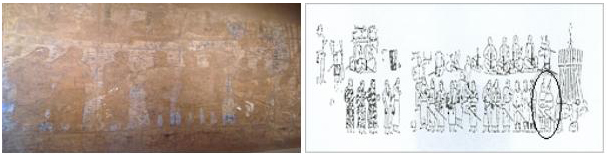 ▲ 아프로스압 박물관의 고구려 사신 벽화. 우즈베키스탄을 국빈방문 중인 이명박 대통령은 11일(현지시간) '실크로드'의 교차점으로 잘 알려진 사마르칸트를 방문했다. ⓒ 뉴데일리