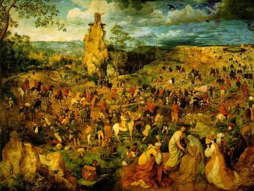 ▲ 브뢰겔(breugel) 갈보리 언덕을 오르는 예수(procession to calvary)ⓒ 뉴데일리 