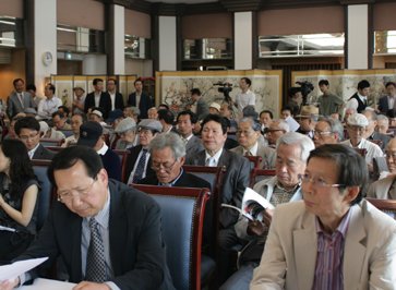 ▲ 방개혁이 주최한 '좌파정권 10년 방송장악 충격보고서'출판회에 참석한 내빈들 ⓒ 뉴데일리 