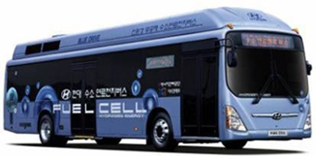 ▲ 국제보트쇼 세계요트대회를 달리게 될 현대기아차의 수소연료전지버스 'FCB GEN-II' ⓒ 뉴데일리
