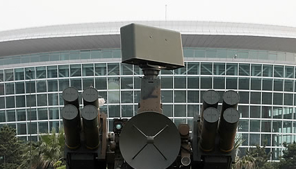 ▲ 한&middot;아세안(ASEAN) 특별정상회의가 열리고 있는 서귀포시 제주국제컨벤션 센터 앞에 국산 지대공 미사일이 설치돼 만일의 사태에 대비하고 있다. ⓒ 뉴데일리