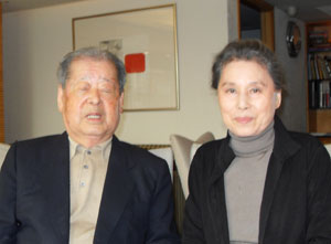 ▲ 김완희 박사와 부인 노정숙씨. ⓒ 뉴데일리