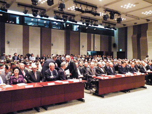 ▲ 1000만 서명 추진본부는 4일 서울 중구 프레스센터에서 '북핵폐기.한미연합사 해체반대'행사를 열었다. ⓒ 뉴데일리 