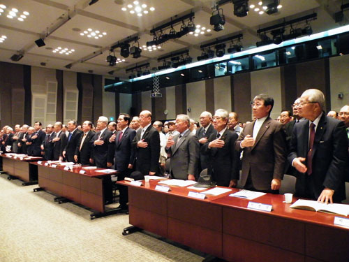 ▲ 1000만 서명 추진본부는 4일 서울 중구 프레스센터에서 '북핵폐기.한미연합사 해체반대'행사를 열었다. ⓒ 뉴데일리 