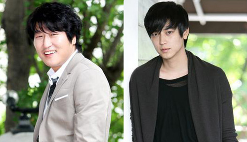 ▲ 영화 '의형제' 주연배우로 캐스팅된 송강호(왼), 강동원(오). ⓒ 연합뉴스