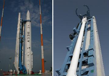 ▲ 이명박 대통령은 11일 전남 고흥 나로우주센터 준공식에 참석, 