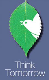 ▲ 롯데백화점 환경가치경영를 상징하는 로고