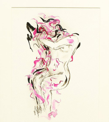 ▲ 탤런트 구혜선이 그린 작품. ⓒ 연합뉴스