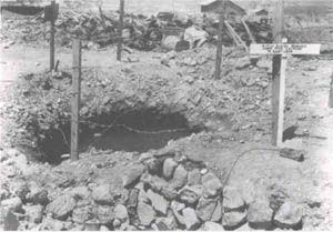 ▲ 친공포로들이 반공포로를 학살하고 암매장한 장소. ⓒ 거제포로수용소유적공원