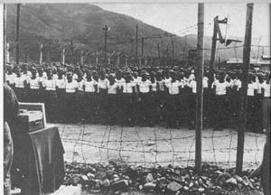 ▲ 거제도 포로수용소에서 석방을 기다리는 반공포로들. ⓒ 뉴데일리