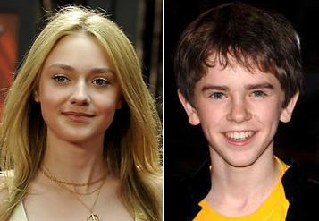 ▲ 헐리우드 배우 다코타 패닝(왼쪽)과 프레디 하이모어 ⓒ 연합뉴스