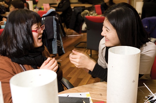 ▲ 주공 디딤돌봉사단이 '소년소녀가정 Mentor제도'를 실시하는 장면.  ⓒ 뉴데일리