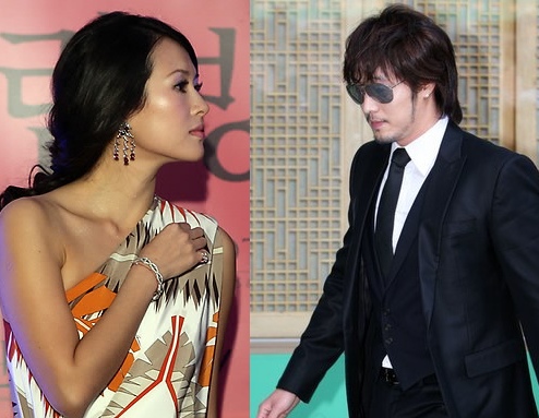 ▲ 로맨틱 코미디영화 '소피의 연애 매뉴얼'에서 공동 주연한 장쯔이(좌)와 소지섭(우).&nbsp; ⓒ 연합뉴스