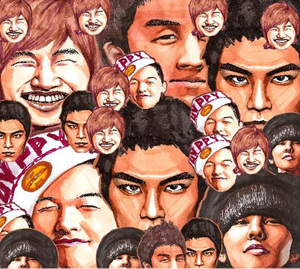 ▲ 개그맨 임혁필이 그린 작품. ⓒ 뉴데일리