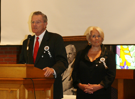 ▲ 헐버트 박사 서거 60주기 추모식에 참석한 헐버트 박사의 손자 브루스씨 내외 ⓒ 뉴데일리