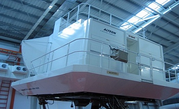 ▲ 모의비행장치 외관.&nbsp; &nbsp;ⓒ 뉴데일리