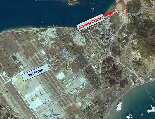 ▲ 항공훈련센터 부지.&nbsp; &nbsp;ⓒ 뉴데일리