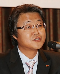 ▲ SK커뮤니케이션즈 주형철 대표이사 &nbsp;ⓒ&nbsp;연합뉴스