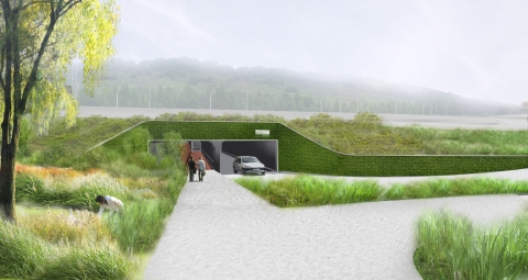 ▲ 복합연결통로   ⓒ 뉴데일리