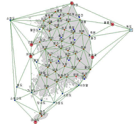 ▲ 실시간 현 위치 안내 서비스망. ⓒ 뉴데일리
