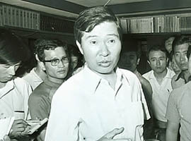 ▲ 1973년 일본에 피랍됐다 살아난 직후의 김대중 전 대통령 ⓒ연합뉴스