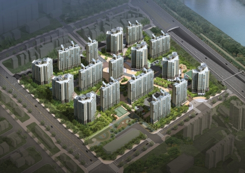 ▲ 광명신촌 단지 조감도&nbsp; ⓒ 뉴데일리