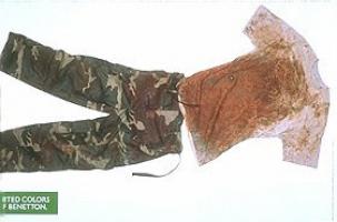 ▲ 베네통 광고 '피묻은 옷'.