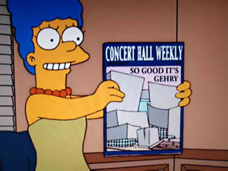 ▲ Frank Gehry 'simpson.'