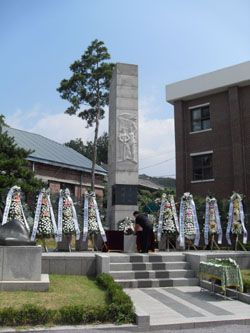 ▲ 선운산작전 고창중고등학생 희생자 추모비. ⓒ 뉴데일리