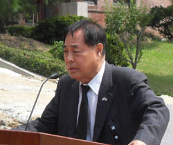 ▲ 백한기 6.25남침피해유족회 회장 ⓒ 뉴데일리