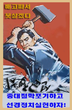 ▲ 선군정치 박살내자 ⓒ 뉴데일리