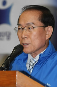 ▲ 심대평 대표 탈당 후 31일 서울 수유리 아카데미하우스에서 의원연찬회를 연 자유선진당 ⓒ뉴데일리 