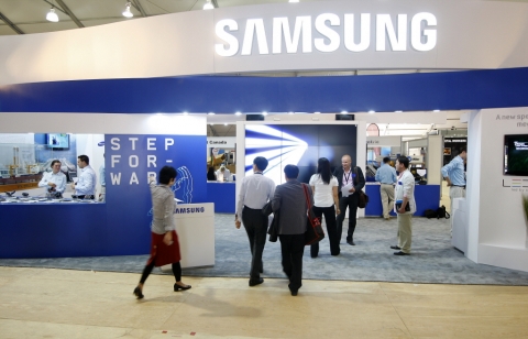 ▲ 삼성전자는 캘거리 국제기능올림픽 대회 기간 동안 20여평 규모의 별도 브랜드 홍보관을 마련해 LED TV와 휴대전화, 디지털카메라 등 삼성전자의 주력제품을 전시, '기술의 삼성'을 전세계 기능인력들에게 소개할 예정이다.&nbsp; ⓒ 뉴데일리