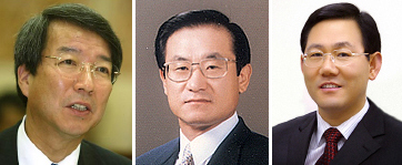 ▲ 왼쪽부터 정운찬 국무총리·이귀남 법무부장관·주호영 특임장관 후보자. ⓒ 뉴데일리