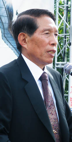 ▲ 류청영 맥아더장군동상보존과 국가안보결의대회 대표&nbsp; ⓒ 뉴데일리 