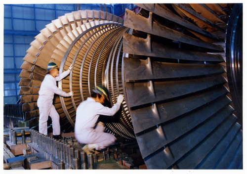 ▲ 
1발터빈공사중.